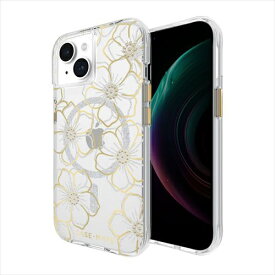 CASEMATE｜ケースメート Case-Mate　iPhone 15/14/13対応　Floral Gems - Gold　カラー： ゴールド Gold CM051322