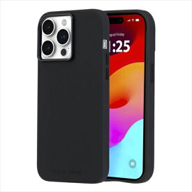 CASEMATE｜ケースメート Case-Mate　iPhone 15 Pro Max対応　Silicone - Black　カラー： ブラック Black CM051656