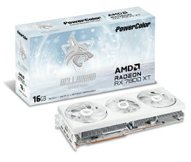 POWERCOLOR｜パワーカラー グラフィックボード Hellhound Spectral White(RX7800XT 16G-L/OC/WHITE) ホワイト [Radeon RXシリーズ /16GB]