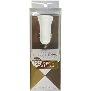 IY}bOSMA DC-USB[d3.4A 2Port(Type-C&USB-A) zCg IH-DCUC34ADW [2|[g /Smart ICΉ]