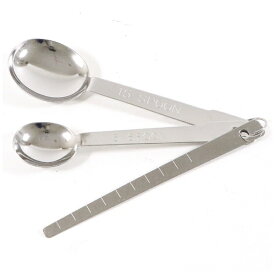 カンダ｜Kanda KD 18-0計量スプーン 2本組（ヘラ付）