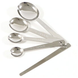 カンダ｜Kanda KD 18-0計量スプーン 4本組（ヘラ付）