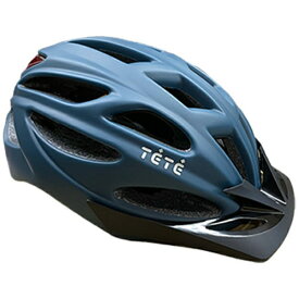 徳島双輪 自転車用ヘルメット テテ TETE 和 NAGOMI 〜零弐〜ライト付き(Mサイズ：54〜58cm/褐返 かちがえし)8355【返品不可】
