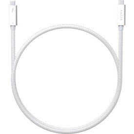 RAZER｜レイザー USB-C ⇔ USB-Cケーブル [映像 /充電 /転送 /0.8m /100W /Thunderbolt 4] Thunderbolt 4ケーブル(8K対応) ホワイト RC21-01860200-R3M1