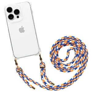 HAMEE�b�n�~�B [iPhone 14 Pro��p]ULTRA FINE 4�p�X�g���b�v�z�[���t�N���A�P�[�X �V�����_�[�X�g���b�v�t�� �r�^�~���I�����W 661-053125