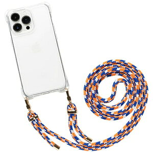 HAMEE�b�n�~�B [iPhone 13 Pro��p]ULTRA FINE 4�p�X�g���b�v�z�[���t�N���A�P�[�X �V�����_�[�X�g���b�v�t�� �r�^�~���I�����W 661-052395