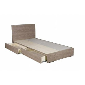 東京ベッド｜TOKYO BED 【フレームのみ】収納付き フラットタイプ ノッテ グレージュ [セミダブルサイズ]【キャンセル・返品不可】