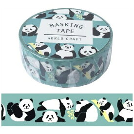 ワールドクラフト｜world craft マスキングテープ15mm panda MT15-035