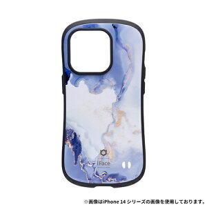 HAMEE�b�n�~�B �miPhone 15 Pro��p�niFace First Class Marble�P�[�X iFace �N���E�h�u���[ 41-960547