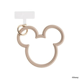 HAMEE｜ハミィ ディズニーキャラクター シリコンハンドストラップ ベージュ 669-965061
