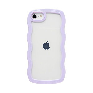 HAMEE�b�n�~�B �miPhone SE(��3/��2����)/8/7��p�nULTRA FINE Wavy Frame iPhone�P�[�X ���x���_�[ 661-0537-053699