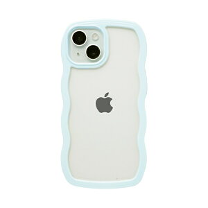HAMEE�b�n�~�B �miPhone 15/14/13��p�nULTRA FINE Wavy Frame iPhone�P�[�X �~���g 661-054382