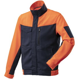 mizuno｜ミズノ ワークジャケット（春夏向け） [ユニセックス] 2XL 86：オレンジ×ネイビー F2JEA18386
