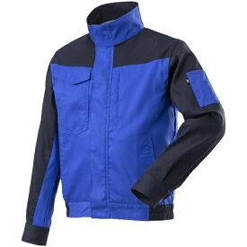 mizuno｜ミズノ ワークジャケット（綿100%・通年向け） [ユニセックス] 2XL 87：ネイビー×ブルー F2JEA18187