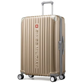 【エントリーで最大全額ポイント還元｜7/18迄】 SWISS MILITARY｜スイスミリタリー CYGNUS（シグナス）スーツケース 98L（無料預入） CYGNUS（シグナス） シャンパンゴールド SM-A828 GOLD [TSAロック搭載]