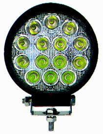 樫村｜KASHIMURA LEDワークライト 丸 14灯 42W 黄色 ML-41 [LED /防水対応]