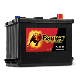 【エントリーで最大2万ポイント当たる｜1/20まで】 Banner 輸入車バッテリー Starting Bull 6V 07718 【メーカー直送・代金引換不可・時間指定・返品不可】