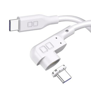 CIO�b�V�[�A�C�I�[ USB-C �� USB-C�P�[�u�� [�[�d /�]�� /1.0m /PD100W /USB2.0] �}�O�l�b�g�E����/L�^ �z���C�g CIO-SLLMG-CC1-WH [USB-C �� USB-C]