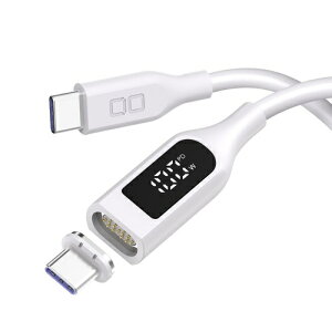 CIO�b�V�[�A�C�I�[ USB-C �� USB-C�P�[�u�� [�[�d /�]�� /1.0m /PD100W /USB2.0] �}�O�l�b�g�E����(�f�B�X�v���C�t) �z���C�g CIO-SLMG-SC-CC1-WH [USB-C �� USB-C]