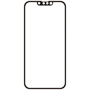 CORALLO�b�R���[�� iPhone 13 /13 Pro �t���[���t �K���X�t�B���� ���򓧖� �u���b�N GB_IMMSPSEHE_BK