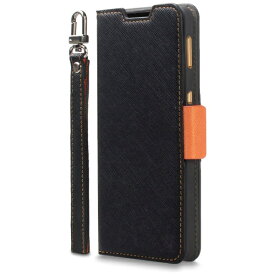 CORALLO｜コラーロ AQUOS sense6 手帳型ケース NU ブラックオレンシ CR_ARMCSPLNU_BO