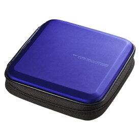 サンワサプライ｜SANWA SUPPLY Blu-ray/DVD/CD対応 セミハードケース 24枚収納 ブルー FCD-WLBD24BL[FCDWLBD24BL]
