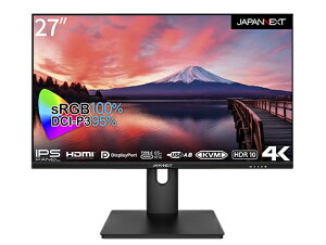 JAPANNEXTbWplNXg USB-CΉ PCj^[ JN-IPS273UHDR-C65W [27^ /4K(3840×2160j /Ch /60Hz]