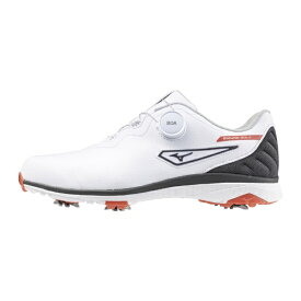 mizuno｜ミズノ 26.5cm メンズ ゴルフシューズ ネクスライト UW ボア NEXLITE UW BOA ウィズ：F相当(ホワイト×ブラック) 51GQ2420【返品交換不可】