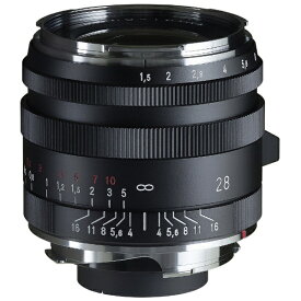 【エントリーで最大全額ポイント還元｜7/18迄】 フォクトレンダー｜Voigtlander カメラレンズ NOKTON Vintage Line 28mm F1.5 Aspherical Type I マットブラックペイント [ライカM /単焦点レンズ]