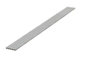 ウェーブ｜WAVE プラ=材料【グレー】　長方形パイプ 3 x 　6 mm 5本入