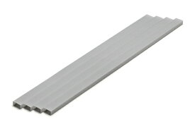 ウェーブ｜WAVE プラ=材料【グレー】　長方形パイプ 6 x 12 mm 4本入