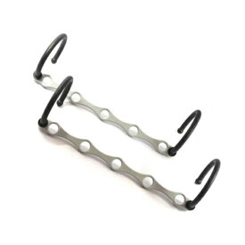 レシュ｜ROESCH レシュ スペースセーバーハンガー 2Pセット ブラック×グレー 24.5×8×8cm