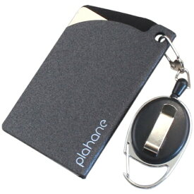 ユーロキッチン｜eurokitchen ミニマルパスケース（リール付き） プラハネ plahane PLA001BK