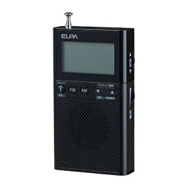 ELPA｜エルパ 液晶ポケットラジオ ER-P62FL [ワイドFM対応 /AM/FM]