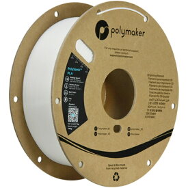 Polymaker｜ポリメーカー PolySonic PLA フィラメント [1.75mm /1kg] ホワイト PA12001