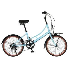 【エントリーで最大2万ポイント当たる｜11/18迄】 フィアット｜FIAT 自転車 ミニベロ FIAT City206 Blue 12433-03 [外装6段 /20インチ]【キャンセル・返品不可】 【代金引換配送不可】