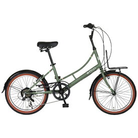 【エントリーで最大2万ポイント当たる｜4/23まで】 フィアット｜FIAT 自転車 ミニベロ FIAT City206 Olive 12433-15 [外装6段 /20インチ]【キャンセル・返品不可】 【代金引換配送不可】