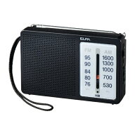 ELPA｜エルパ 電池長持ちラジオ　横型 ER-C86F [ワイドFM対応 /AM/FM]