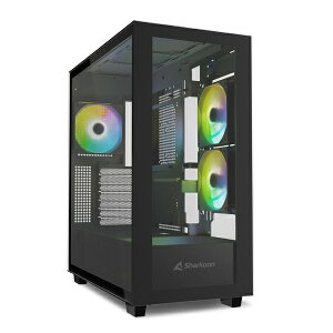 SHARKOONbV[N[ PCP[X [ATX /Micro ATX /Mini-ITX] REBEL C60 RGB BK ubN