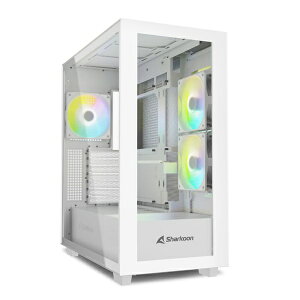 SHARKOONbV[N[ PCP[X [ATX /Micro ATX /Mini-ITX] REBEL C60 RGB WT zCg