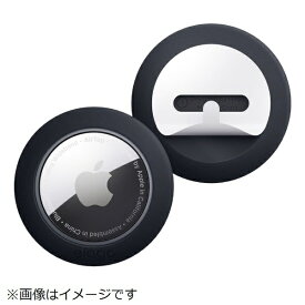 ELAGO｜エラゴ AirTag シリコンパット ブラック EL_ATGCSSCLP_BK