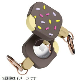 ELAGO｜エラゴ AirTag ケース アイスクリーム ダークブラウン EL_ATGCSSCIG_BR
