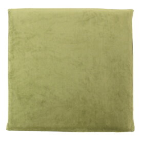 小栗｜OGURI メリーナイト もちとろん もちもちタッチ 低反発 シートクッション 約43×43cm カーキ カーキ