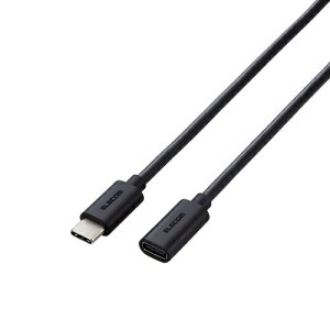 ELECOMbGR USB Type C P[u 1m PD 60W y Type-C  Windows 11 10 macOS p\R MacBook iPhone Android X}z ^ubg eΉ z ubN ubN MPA-ECC10BK