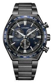 【エントリーで最大全額ポイント還元｜7/18迄】 CITIZEN｜シチズン ATTESA（アテッサ） 光発電エコ・ドライブ電波時計［ソーラー電波時計］　ダイレクトフライト　ACT Line CB5967-66L