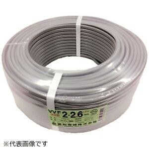mdbAICHI ELECTRIC WIRE VVF 2c×2.6mm 100m