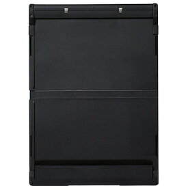 キングジム｜KING JIM 半分に折りたためるクリップボード　コンパックボ−ド　クロ　A4短辺とじ 黒 5785-BK