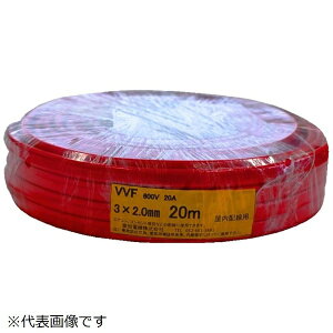mdbAICHI ELECTRIC WIRE J[VVF 3c×2.0mm  20m VVF3X2020MR