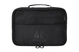 MILESTO｜ミレスト ミレスト ユーティリティ 圧縮パッキング オーガナイザー ダブルポケット 4L×2 MILESTO（ミレスト） ブラック MLS905-BK