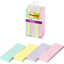 3Mジャパン｜スリーエムジャパン ポストイット　強粘着ふせん　[75×25mm /45 枚×8パッド] 500SS-MC-5N マルチカラー5